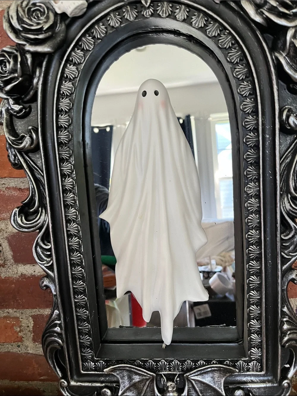 Christian Siriano White Ghost LED Decorative Mirror Accent